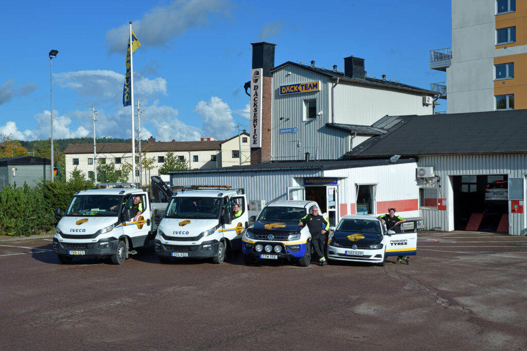 Däckjour och service på plats Jojjens i Göteborg